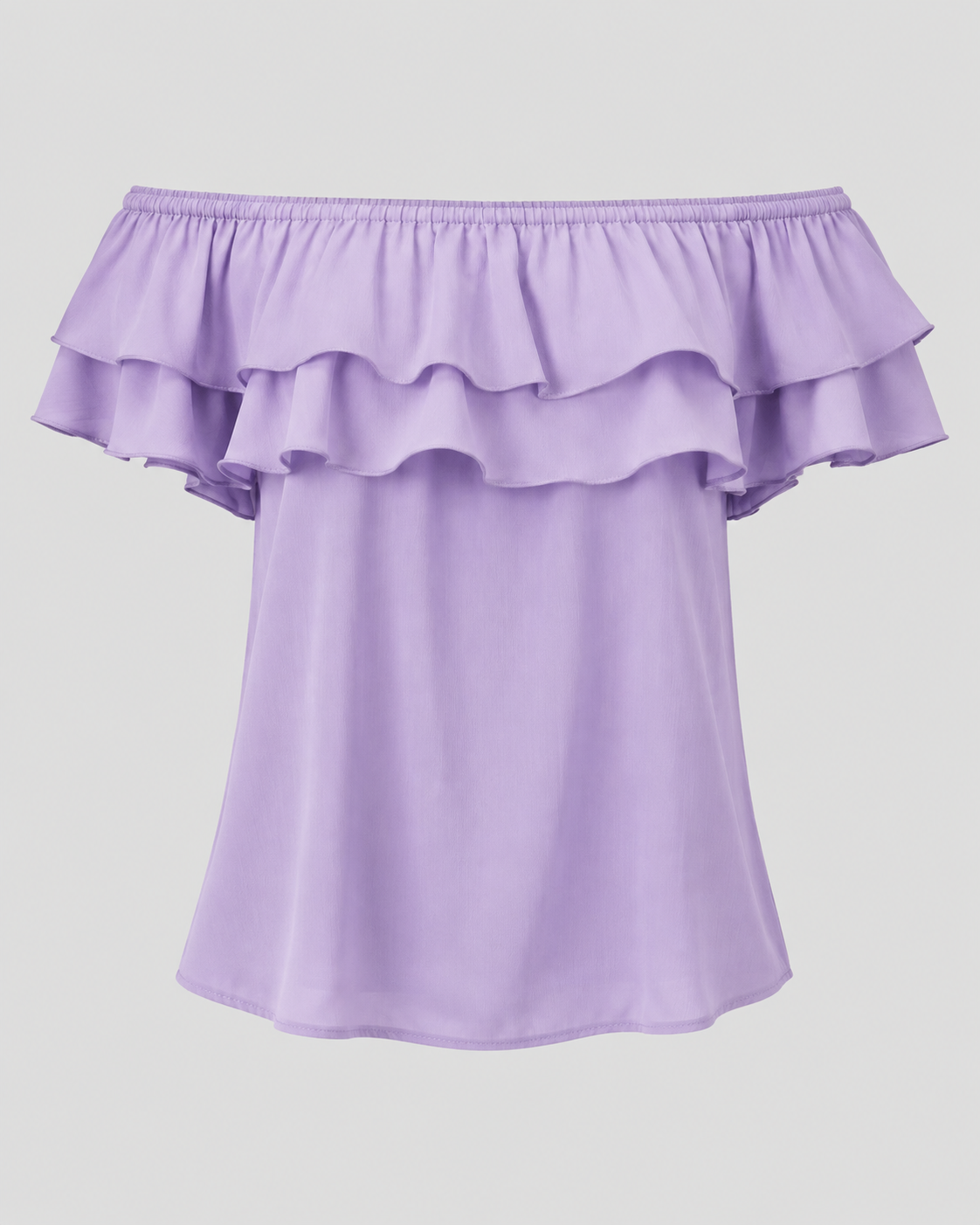 Elegant Off-Shoulder Ruffle Blouse