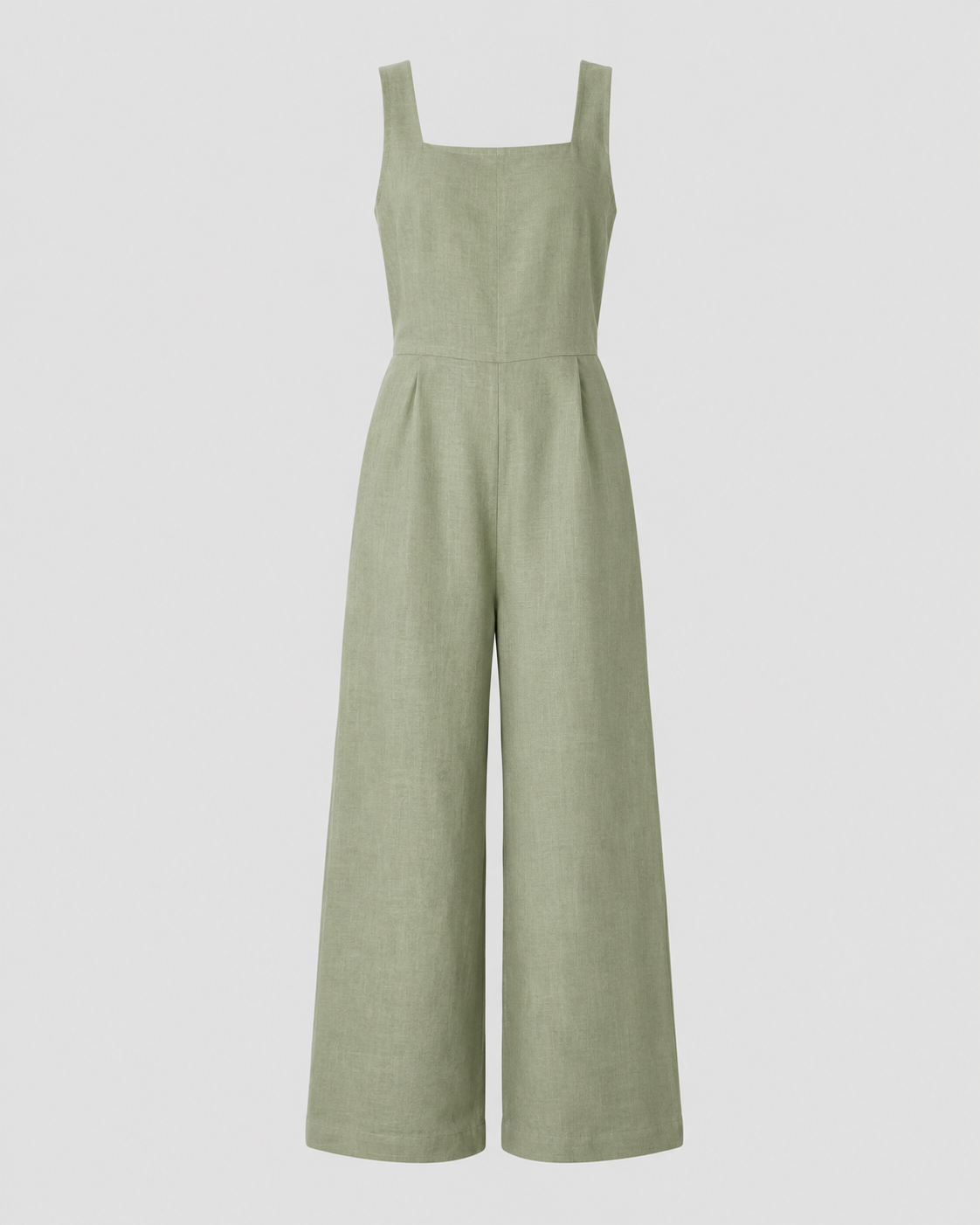 Relaxed Linen Wide-Leg Jumpsuit