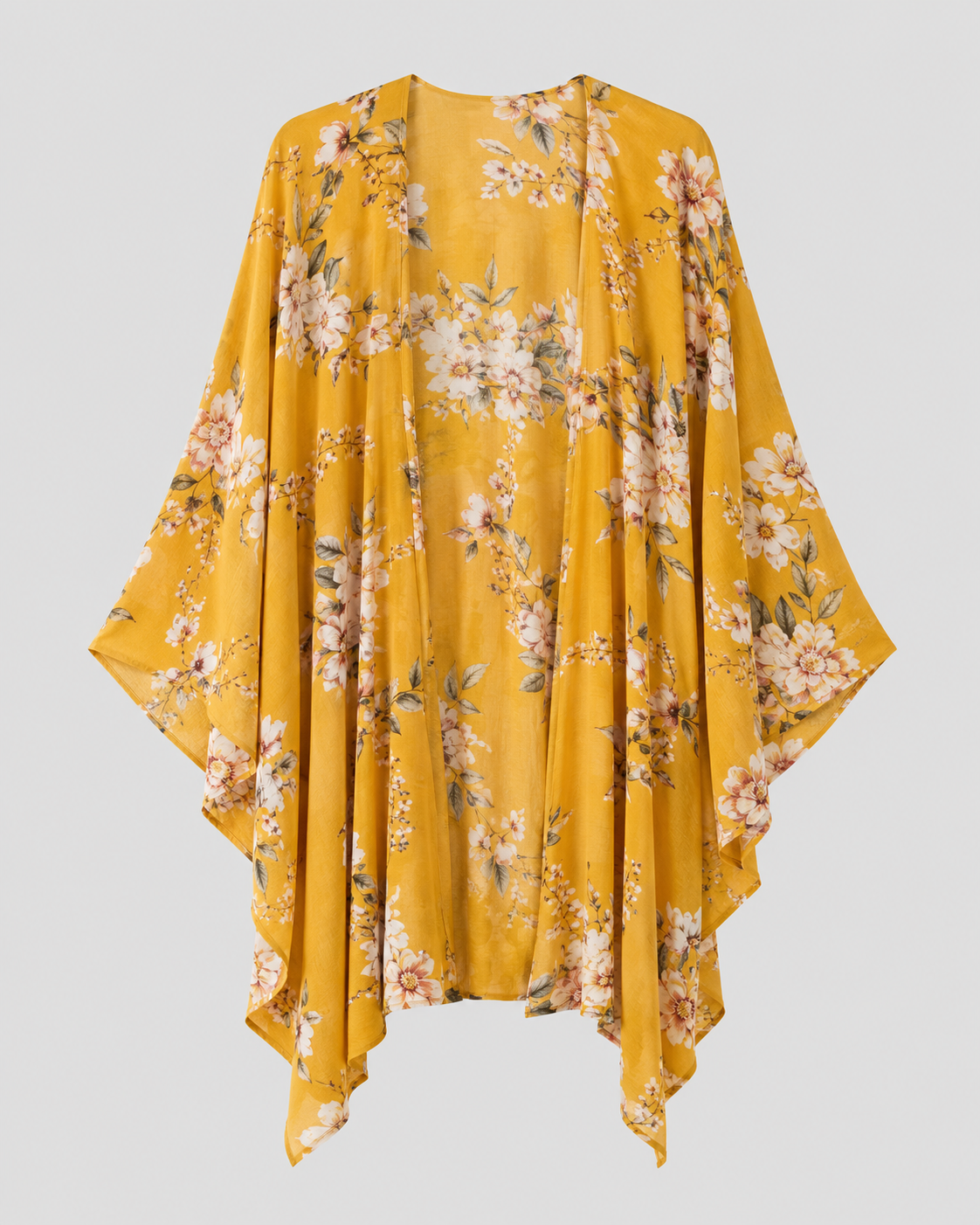 Floral Lightweight Kimono Cardigan